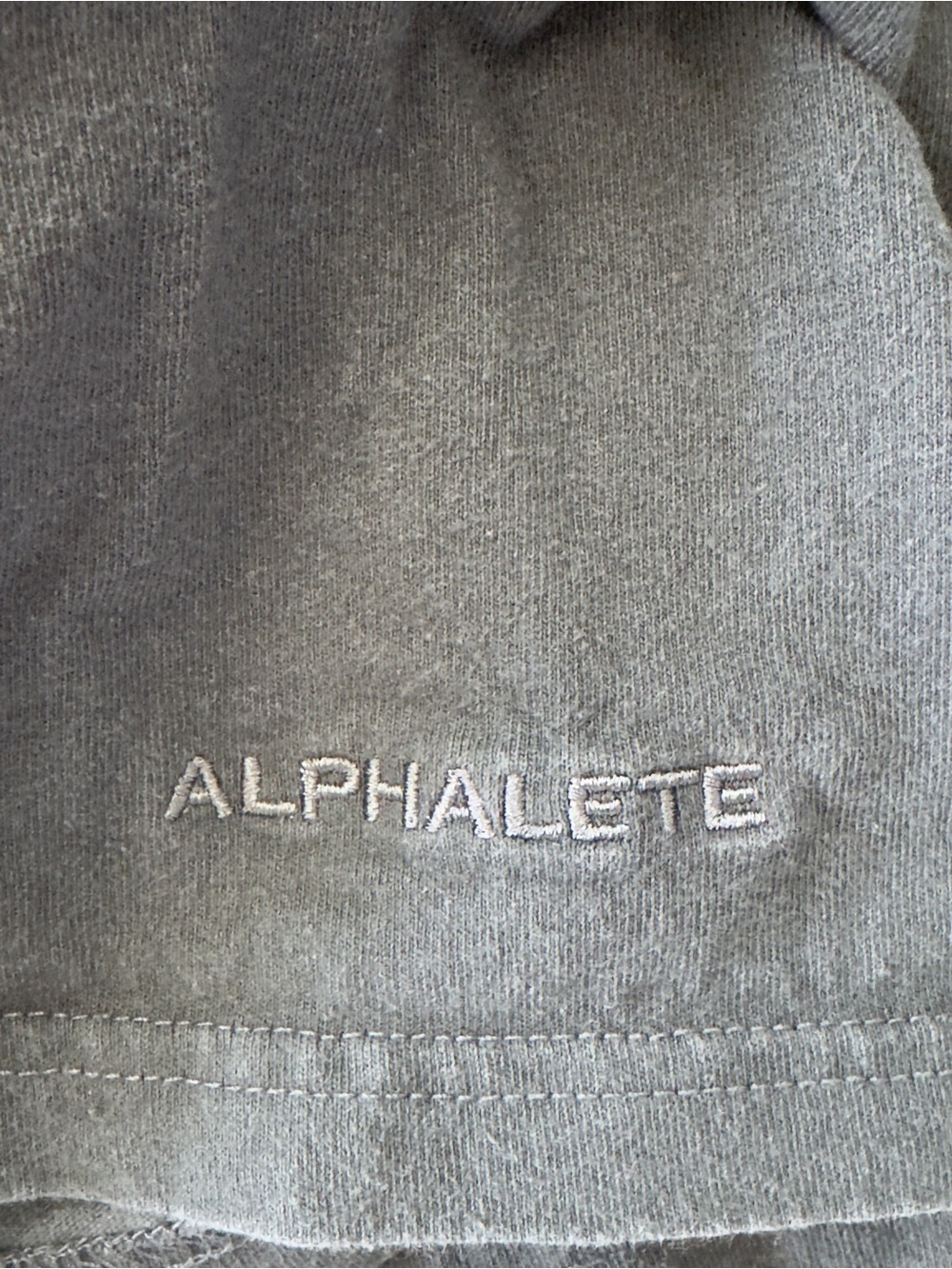 Alphalete Men's Crew Neck T-Shirt - Brown, Maroon, Charcoal, Teal - Picture 6 of 6